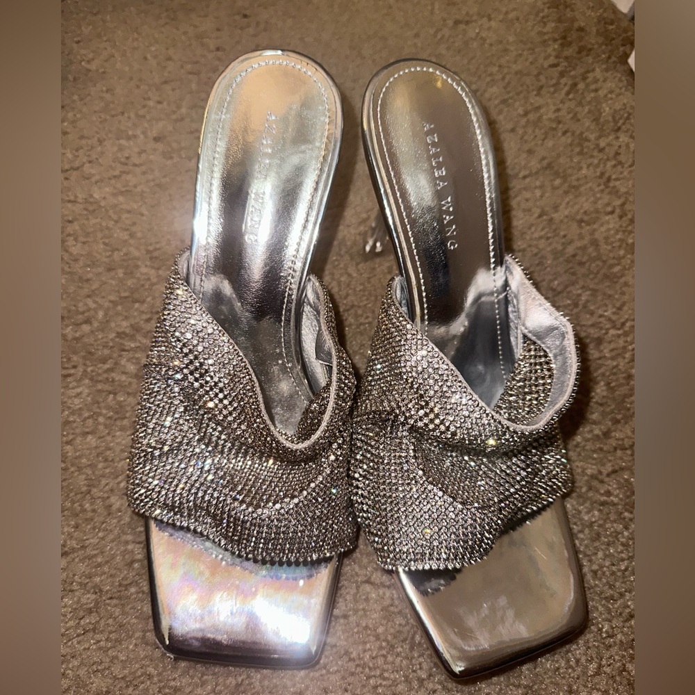 Silver heels